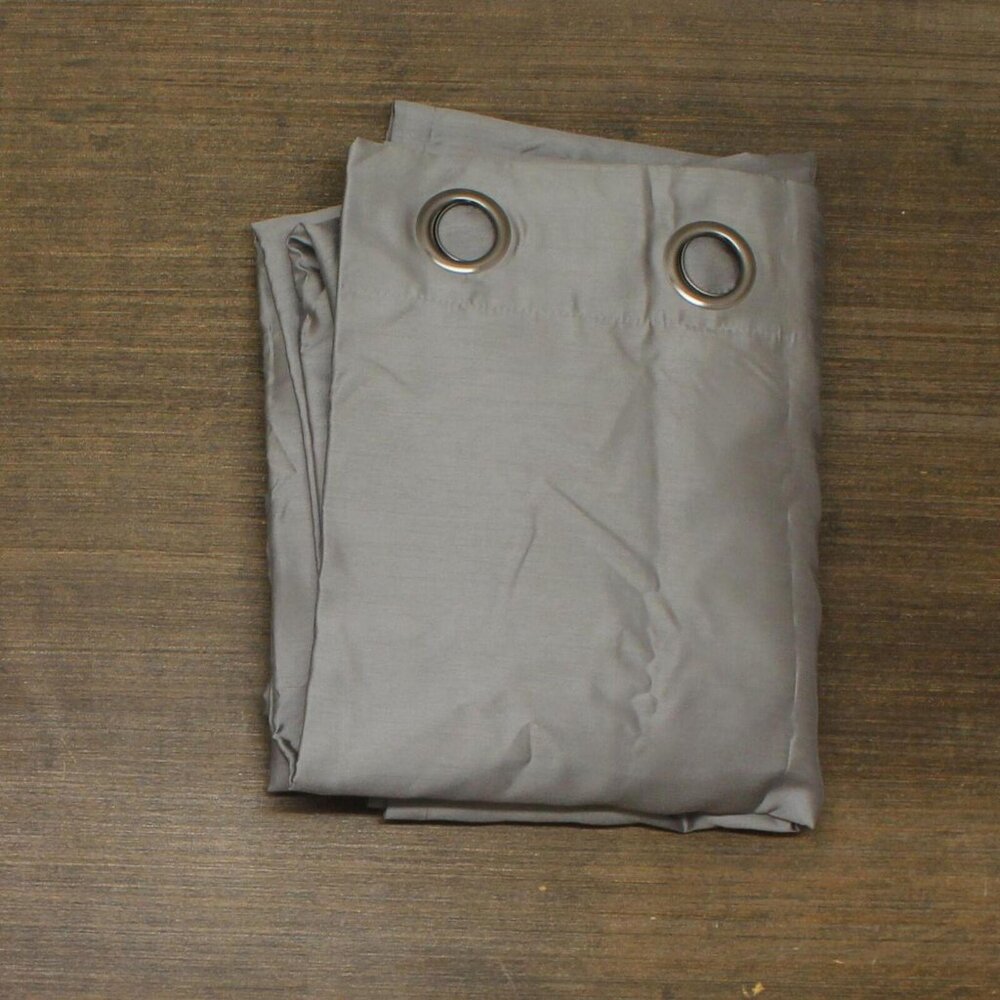NEW ZUZIFY Blackout Grommet Curtain Panel 1671af1f56b620 Silver Gray 50" x 120"